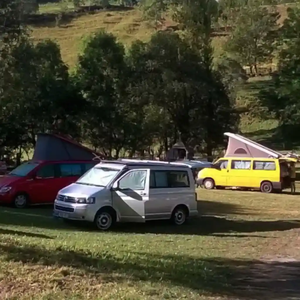 Area acampada furgonetas Somiedo